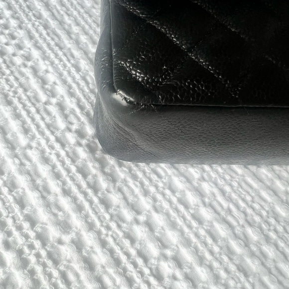 Chanel Classic Double Flap Bag 2.55 Black quilted leather, gold hardware - Picture 4 of 8